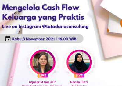 Instagram Live Tatadana “Mengelola Cashflow Keluarga yang praktis”